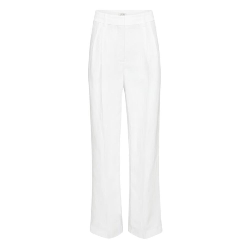 Aritzia The Effortless Pant Tailored Wide-Leg Trousers White Size 4